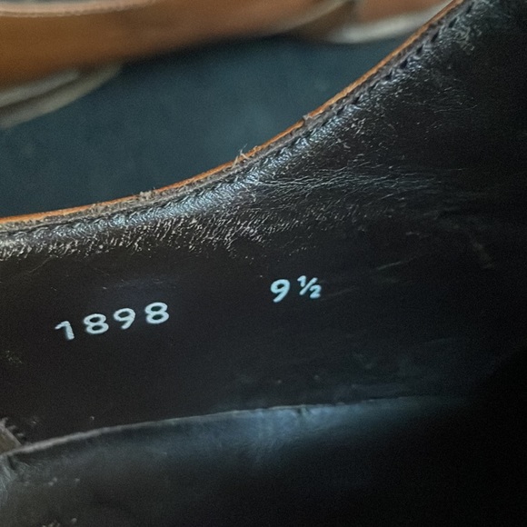 To Boot New York by Adam Derrick Brown Leather Lace Up Shoes Size 9 1/2 GUC - Picture 6 of 9